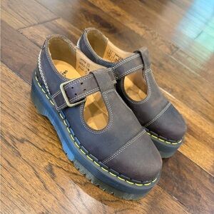Dr. Martens Bethan Arc Leather Platform Mary Jane Shoes